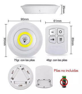 Juego Bombilla X3 Luces Led Inalámbrica