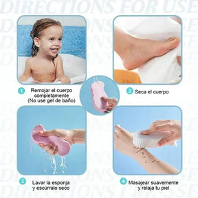 Esponja Exfoliante Piel Muerta -   Paga uno y recibe 2